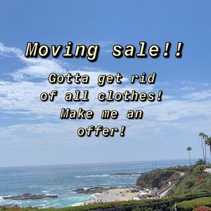 Moving sale! Make me an offer!